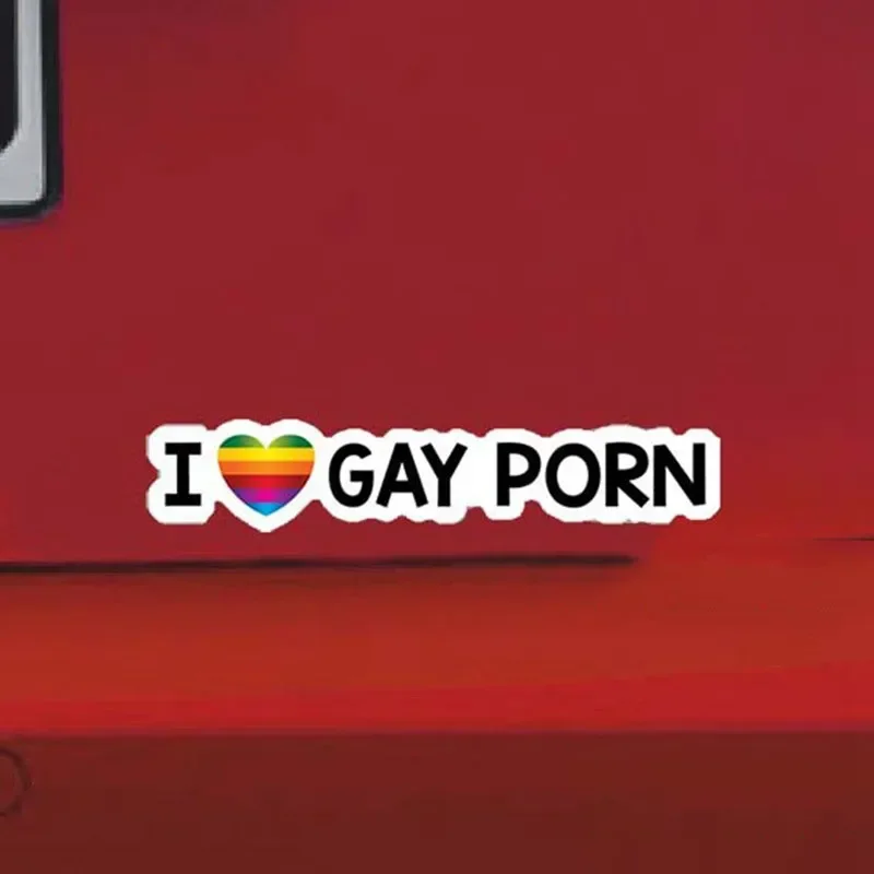 Rainbow Funny Quote Car Stickers, Waterproof Personality Vinyl Decals for Auto Window Bumper Body Windshield Exterior Decor