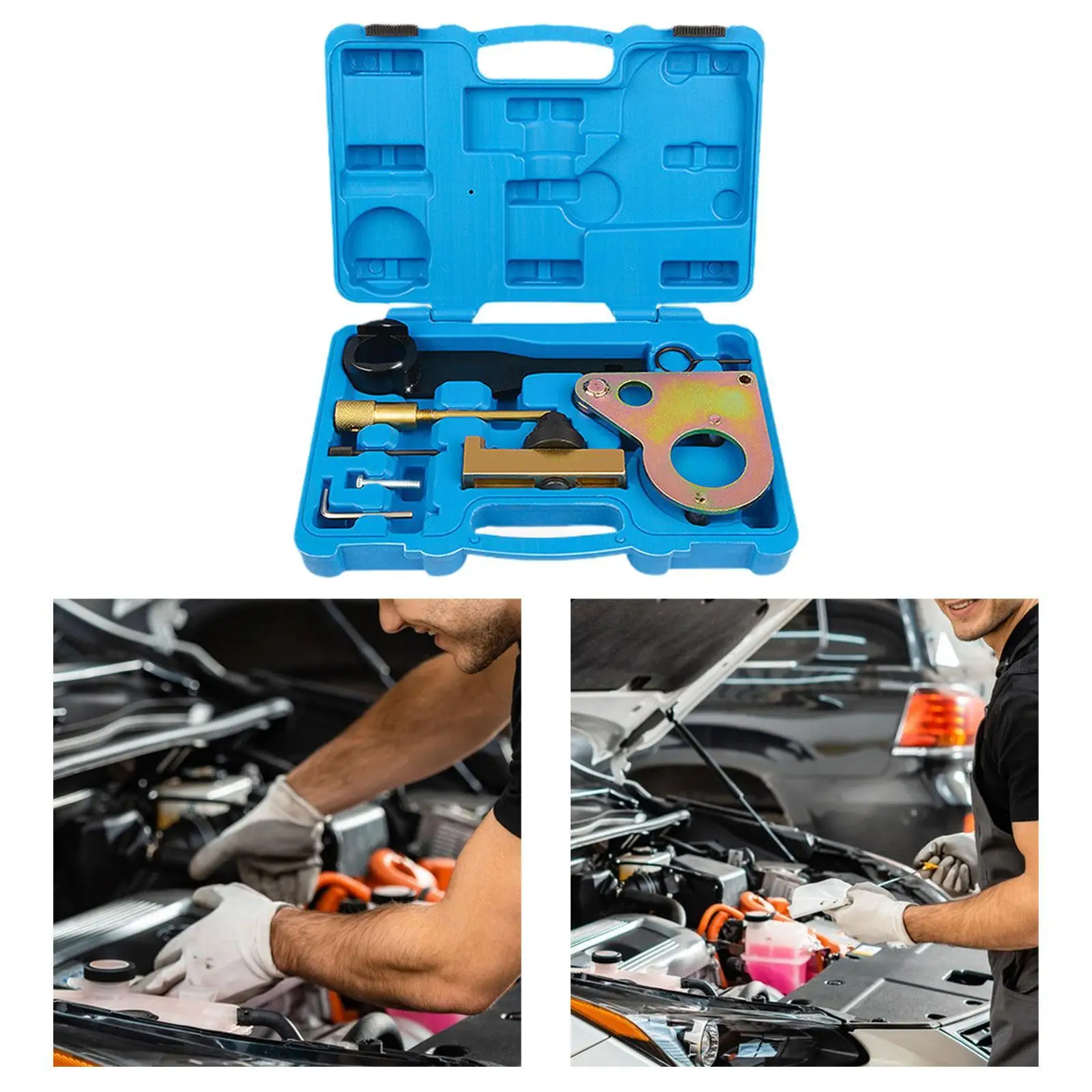

Engine Timing Tool Kit with Storage Box Repair Installation Engine Timing Tool Kit for Opel Vivaro 2007-2008 Cars