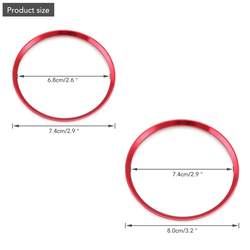 سيارة الهواء مركز وحدة التحكم منفذ الكسوة غطاء الحلقة الداخلية لمرسيدس بنز A B GLA CLA الفئة W176 W246 C117 X156 AMG 2012-2018 #6
