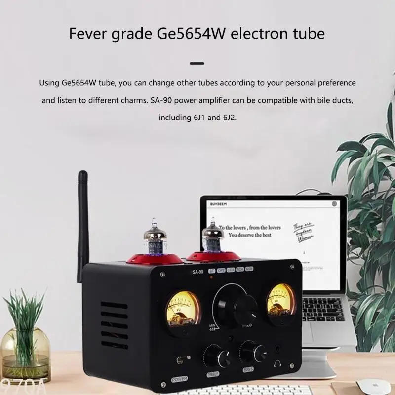 

97QA Home Auditory Power Amplifier with Electronic Tube Technology, Delivers Warm and Delicate Sound