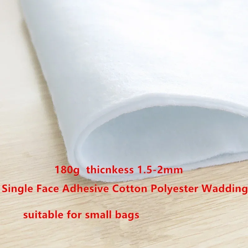 280g/ 180g Self-Adhesive Interfacing Fabric  Upholstery Filling Batting Quilting Purse Bag Lining Easy Iron on 3 meter