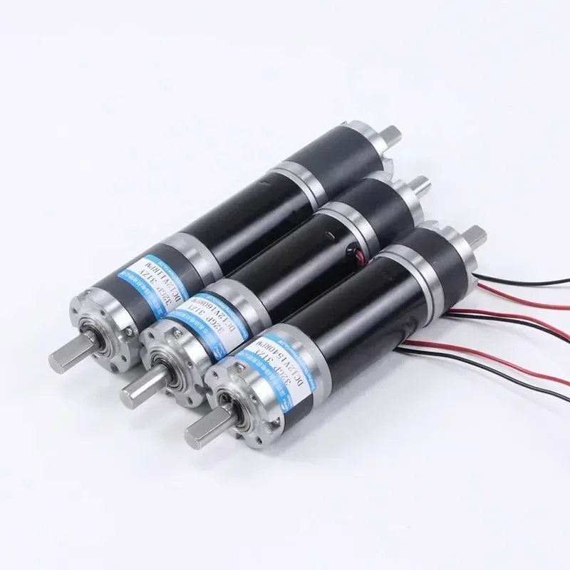 DC Planetary Gear Motor 24V 12V Low Speed Small Motor Diameter 32MM Adjustable Speed And Reversible Shaft Diameter 6MM Or 8MM