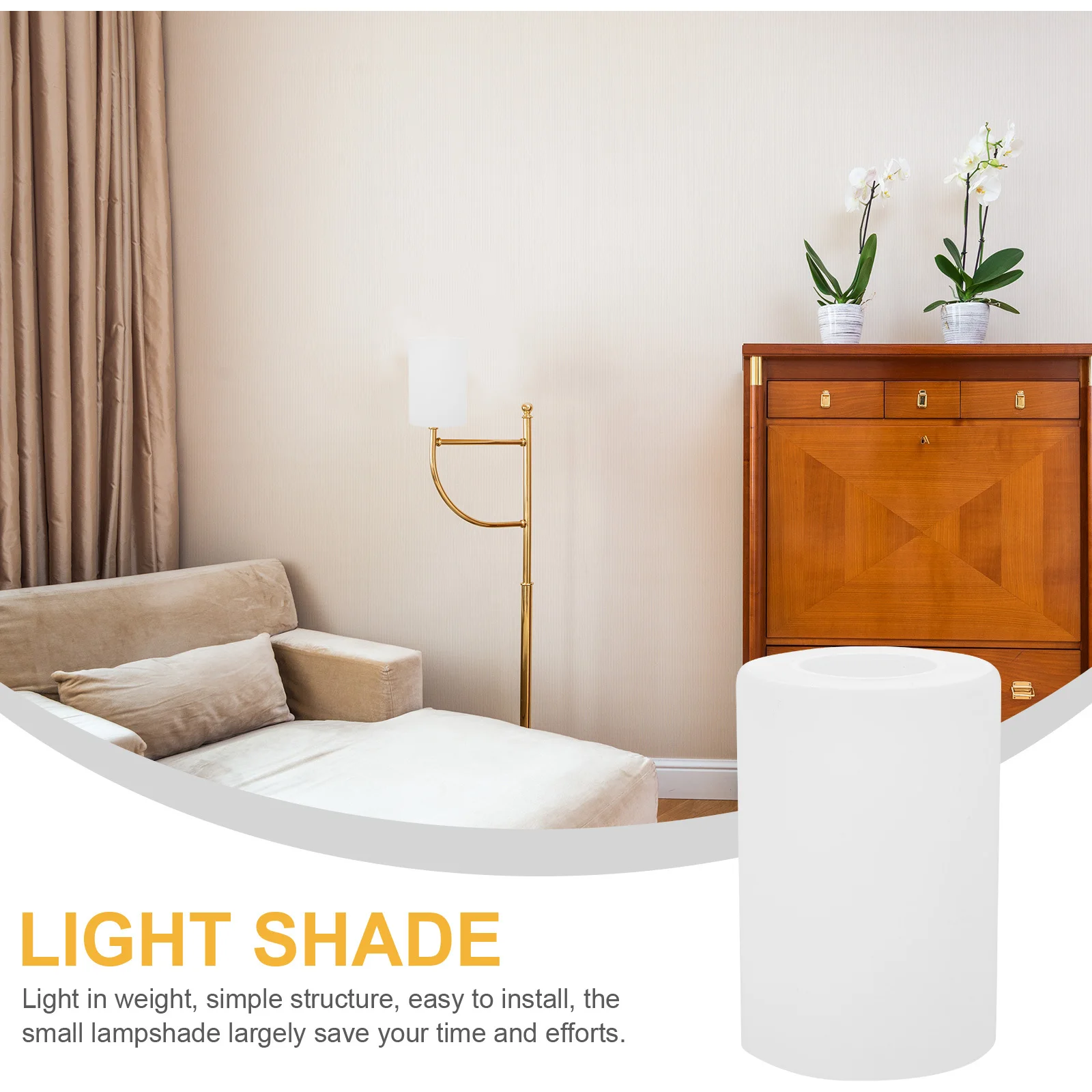 Milk White Glass Lamp Shade Simple Delicate Design Bedroom Living Room Pendant Replacement Lampshade Glass Lampshade