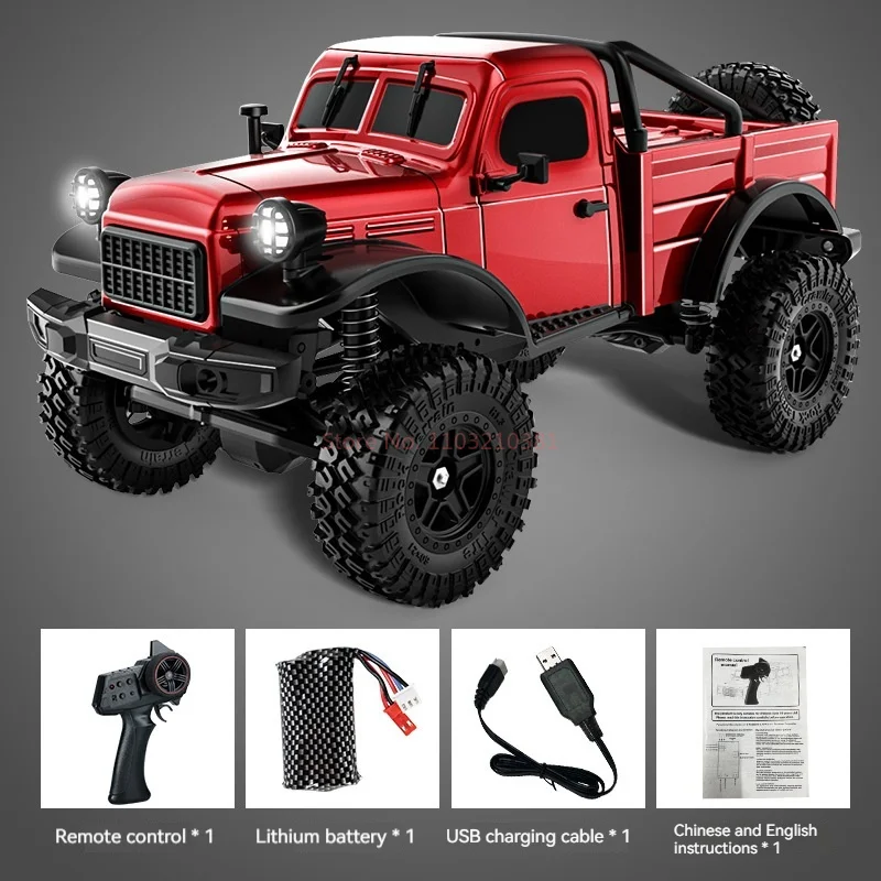 JJRC C8813 Rc Pick-Up Truck 2.4g 4wd Rc Car Climbing Off-Road Vehicle Simulation Model Rc Crawler Car Toys Gift For Kids Adult