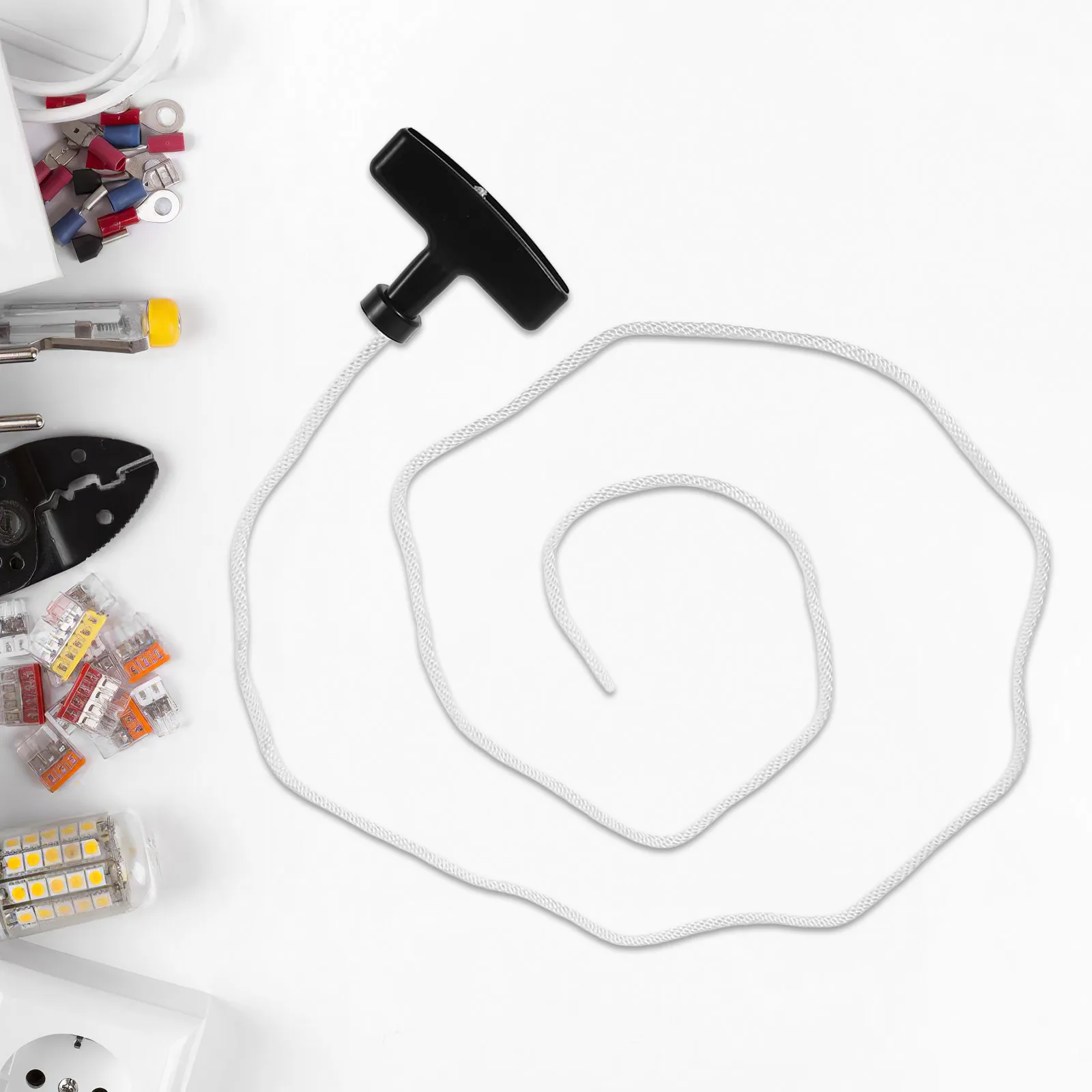 

4 шт. троса для ручного запуска газовых двигателей, газонокосилок, генераторов, бензопил, снегоуборщиков, запасной трос стартера для малых двигателей, для использования на улице