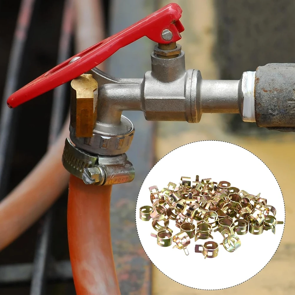 Obrázek 7: 115PCS auto & kamion jaro klipů palivo mazat voda hadicové klip dýmka trubice svěrka spojovací materiál s 1ks hadicové svěrka kleště sada 6-22mm 15 rozměr