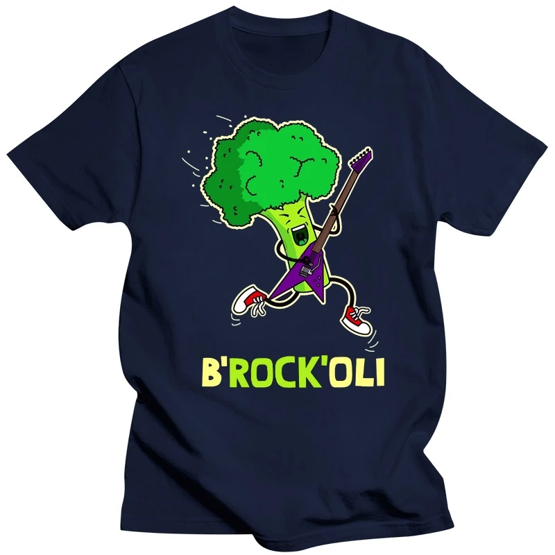 FUNNY VEGAN T SHIRT BROCCOLI BROCKOLI PUN FOOD JOKE SLOGAN BIRTHDAY PRESENT