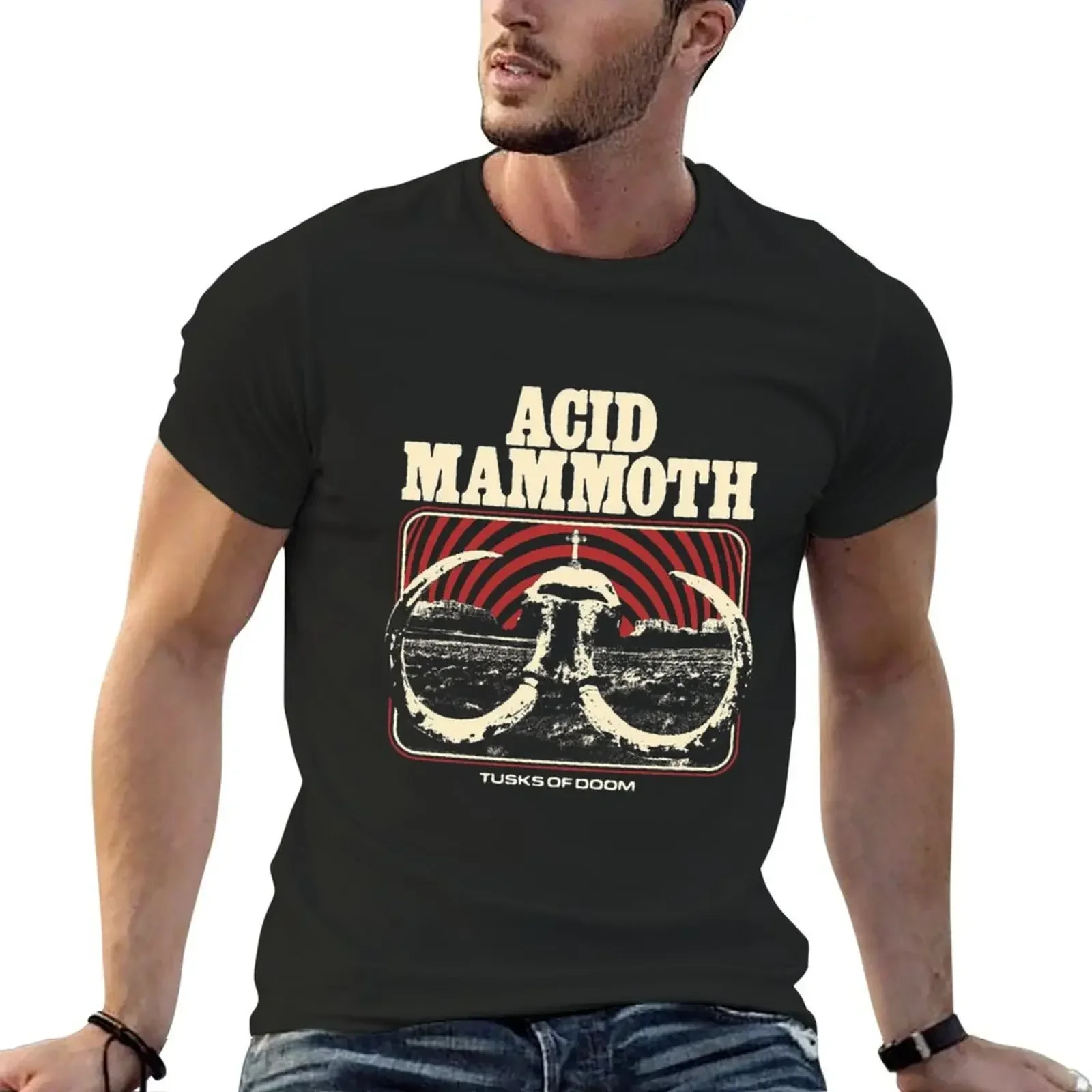 

The Best Trend Acid Mammoth Merchant T-Shirt kawaii clothes summer tops graphic tee shirt heavy weight t shirts for men