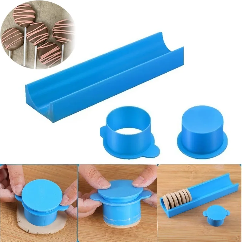

Round Cake Pop Lollipop Mold DIY Mini Baking And Confectionery Cookie Cutters Fondant Chocolate Cake Decoration Mold Accessories