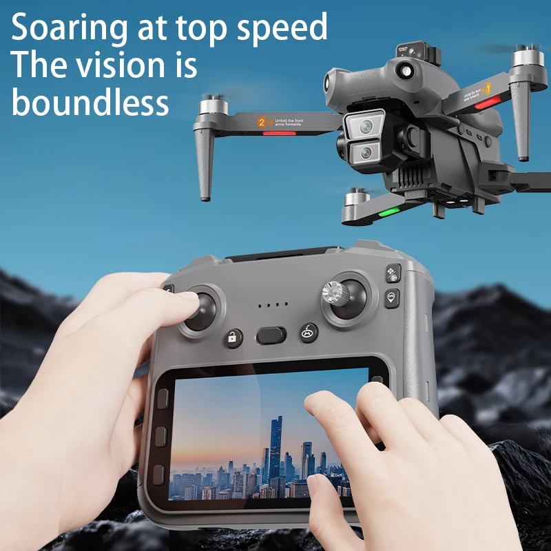 L300 MAX Drohne Professionelle 3-Achsen EIS 4K Weitwinkel HD Kamera 5G GPS Wifi FPV RC Eders 360 °   Quadrocopter-Spielzeug zur Hindernisvermeidung