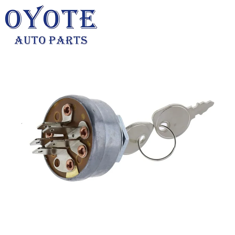 OYOTE 725-0267 925-0267A Lawn Mower Ignition Starter 5 Spade Terminal Engine Starter Switch Switch with Key For Husqvarna