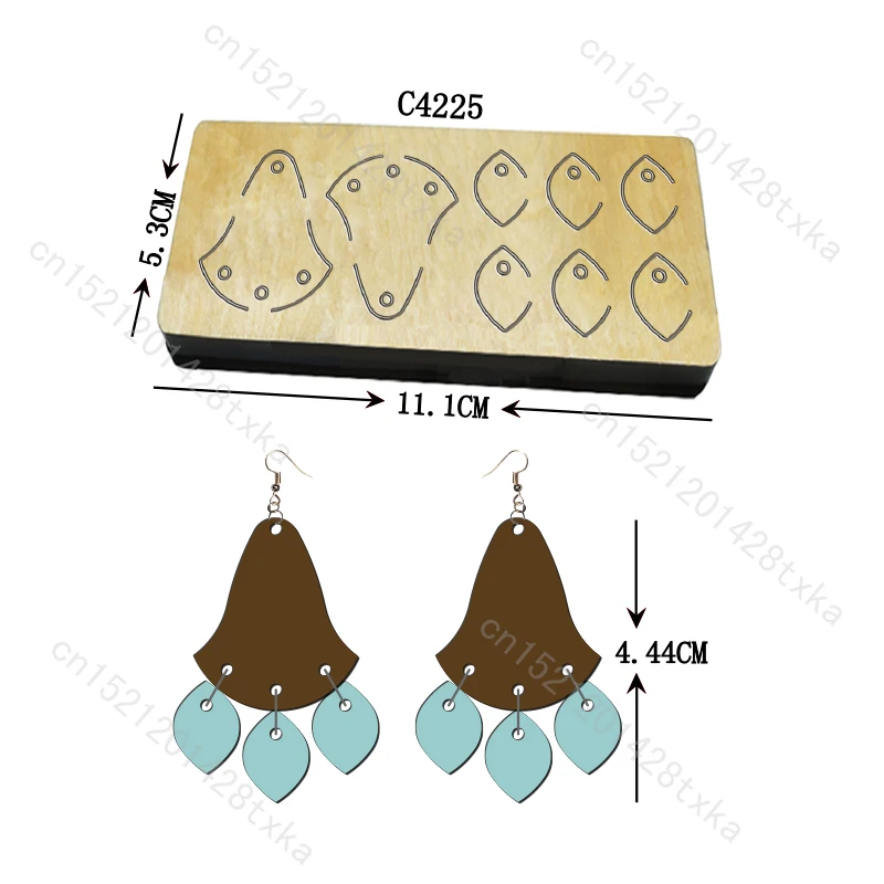 

Новые серьги Деревянные штампы Вырубные штампы Скрапбукинг C4225 Несколько стилей