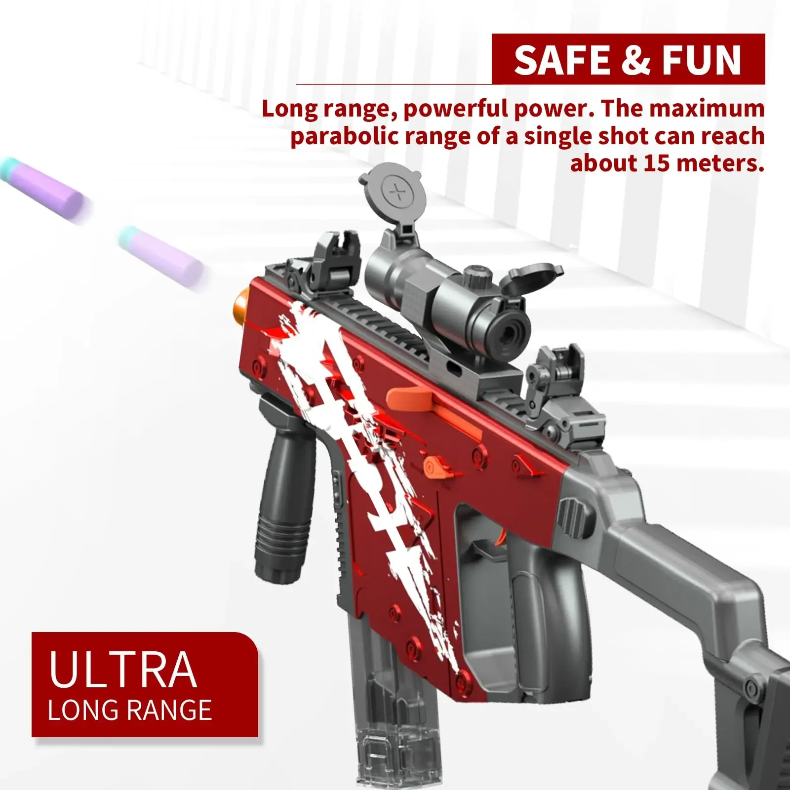 2024 Soft Bullet Toy Gun Electric Toys Foam  Auto-Manual Sniper Rifle Shooting Game Education Toy for Kid Boy Adult Gift