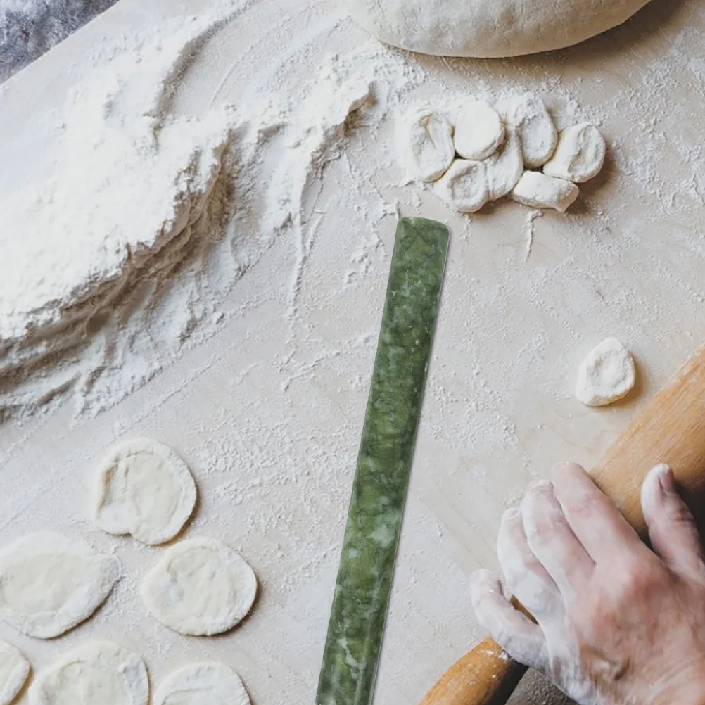 2 Pcs Rolling Pin French Fondant Roller Cooking Marble Pins Jade Non-stick Natural Stone Dough