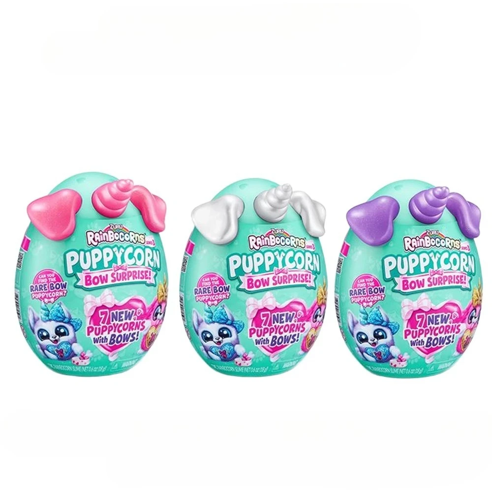 Rainbocorns ZURU Puppycorn Scent Surprise، حيوان محشو قطيفة قابل للجمع، بيضة مفاجئة، عبوة ملصقات، قطيفة للكلاب، لعمر 3 سنوات فما فوق #5