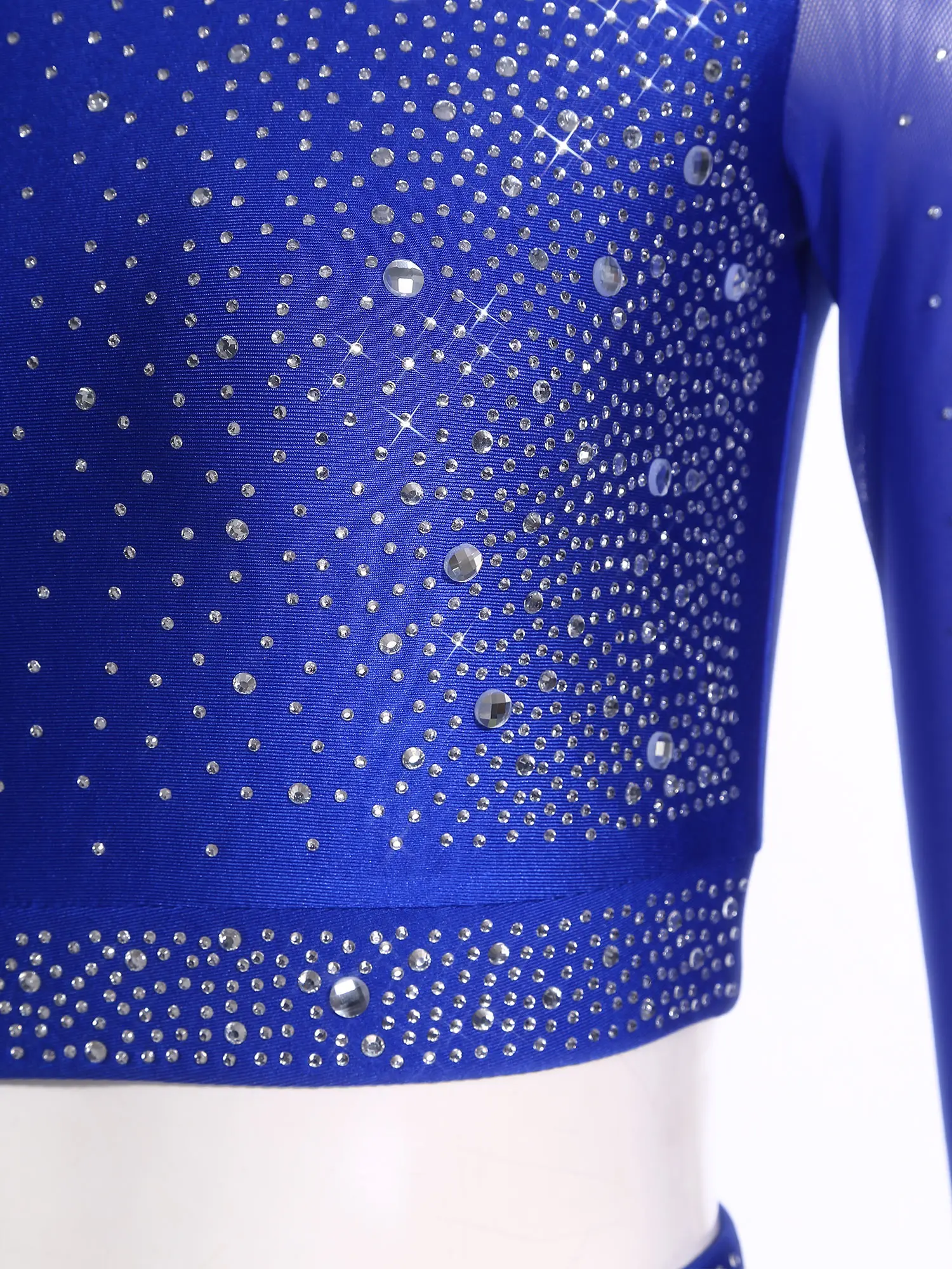 Conjunto de Dança Latina Strass e Transparência - usage example