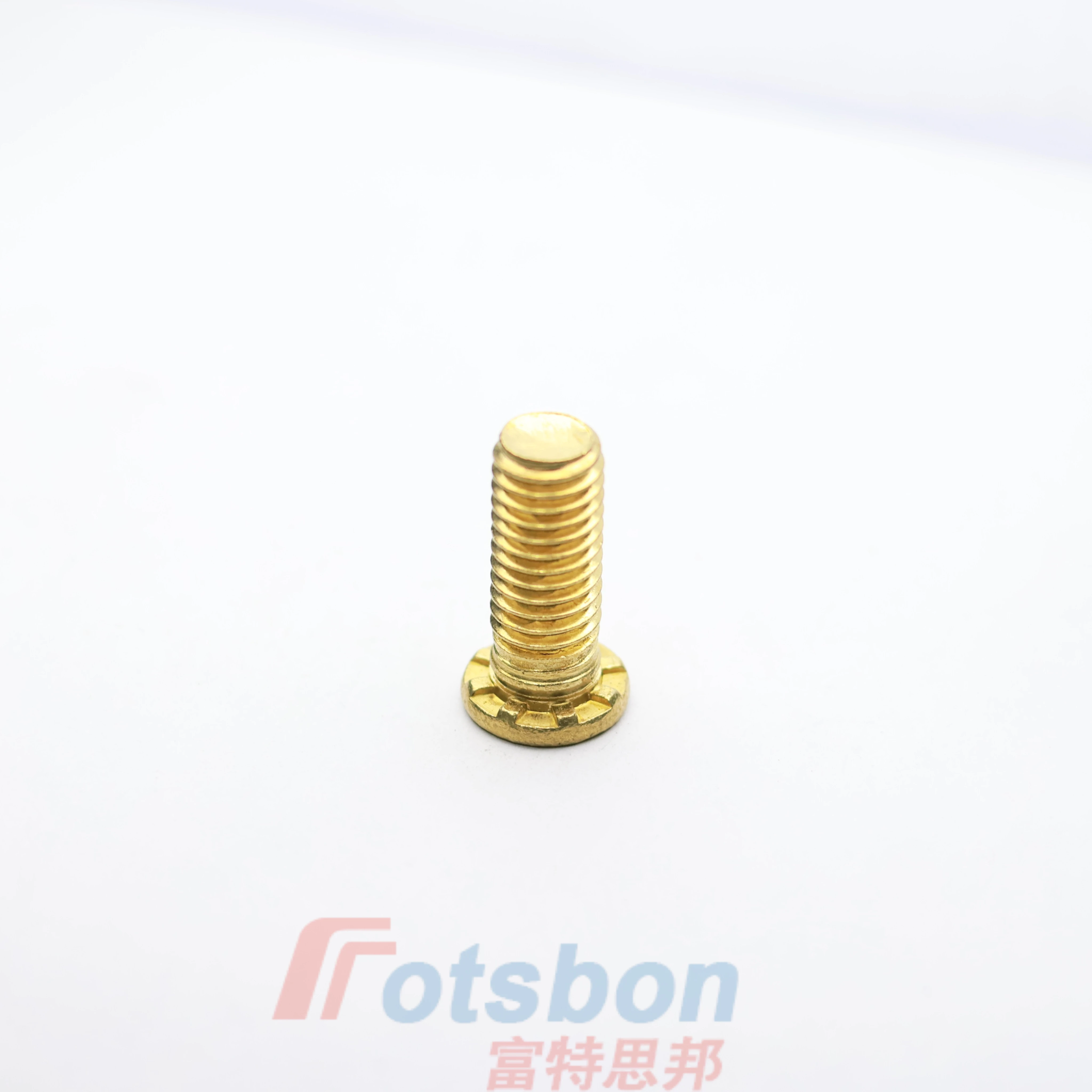 Copper HFHB-0616-8/12/16/20/24/28/32Brass Inch Thread High Strength Thick Head Studs Self-Clinching Fasteners