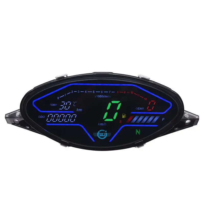 New LED Digital Motorcycle Speedometer RPM Dashboard For BIZ100 biz100 C100 Colombia,Brazil tablero velocimetro