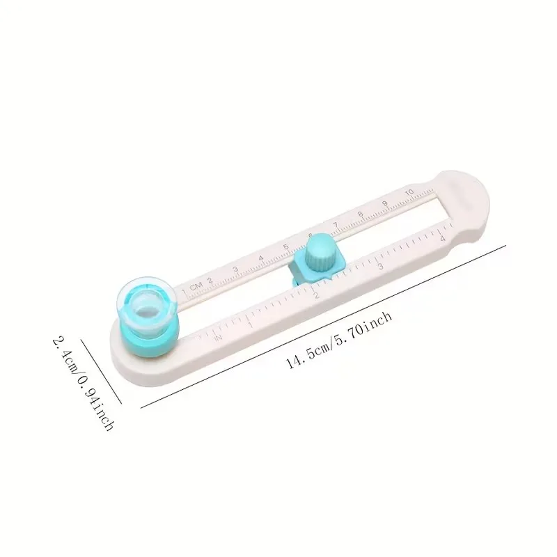 Adjustable Circle Cutter with Measuring Scale – Precision Round Paper Trimmer for Scrapbooking, Craft, Photo, Card Making TMZ view 6