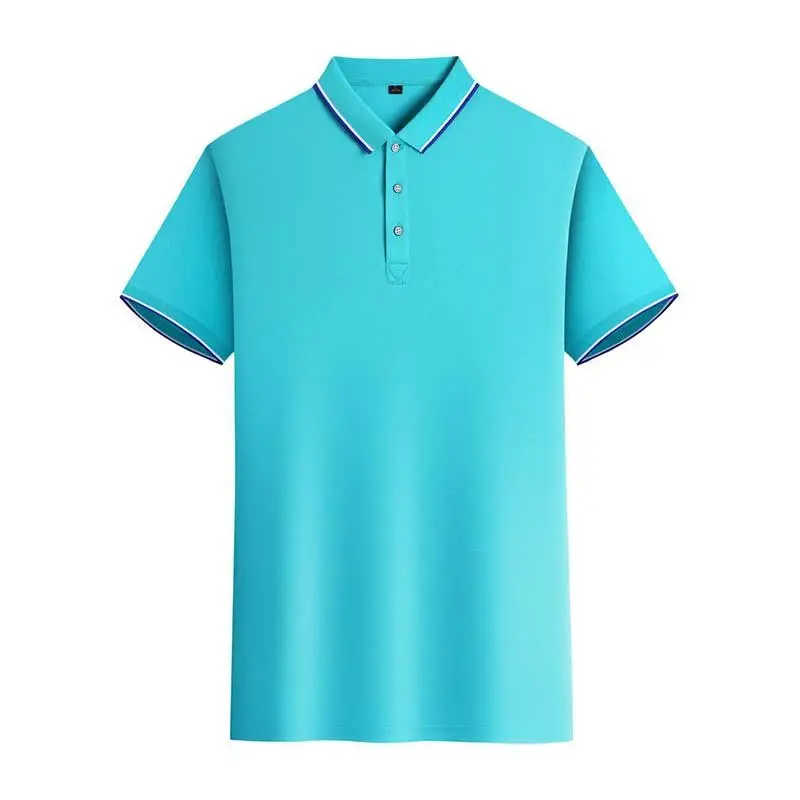 Summer Men's Wear Quick Drying 180g Polo Shirt Personalized Custom Design Print Logo Company Employee Work Clothes Workwear Top