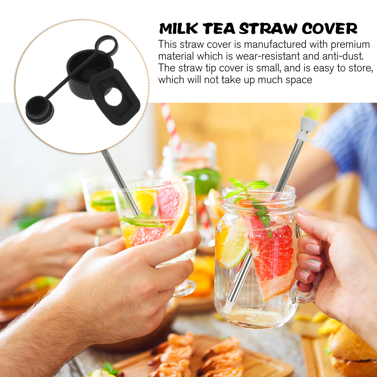 

Stopper Anti-spill Cup Lid Silicone Bottle Caps Cork Bottles with Stoppers Water Plug