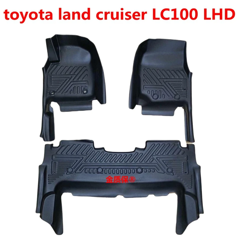 

Использование для Toyota Land Cruiser LC100 автомобильный ковер LX470 автомобильный напольный коврик для ног полный комплект подходит для LC100 водонепроницаемый автомобильный коврик LX470 коврик