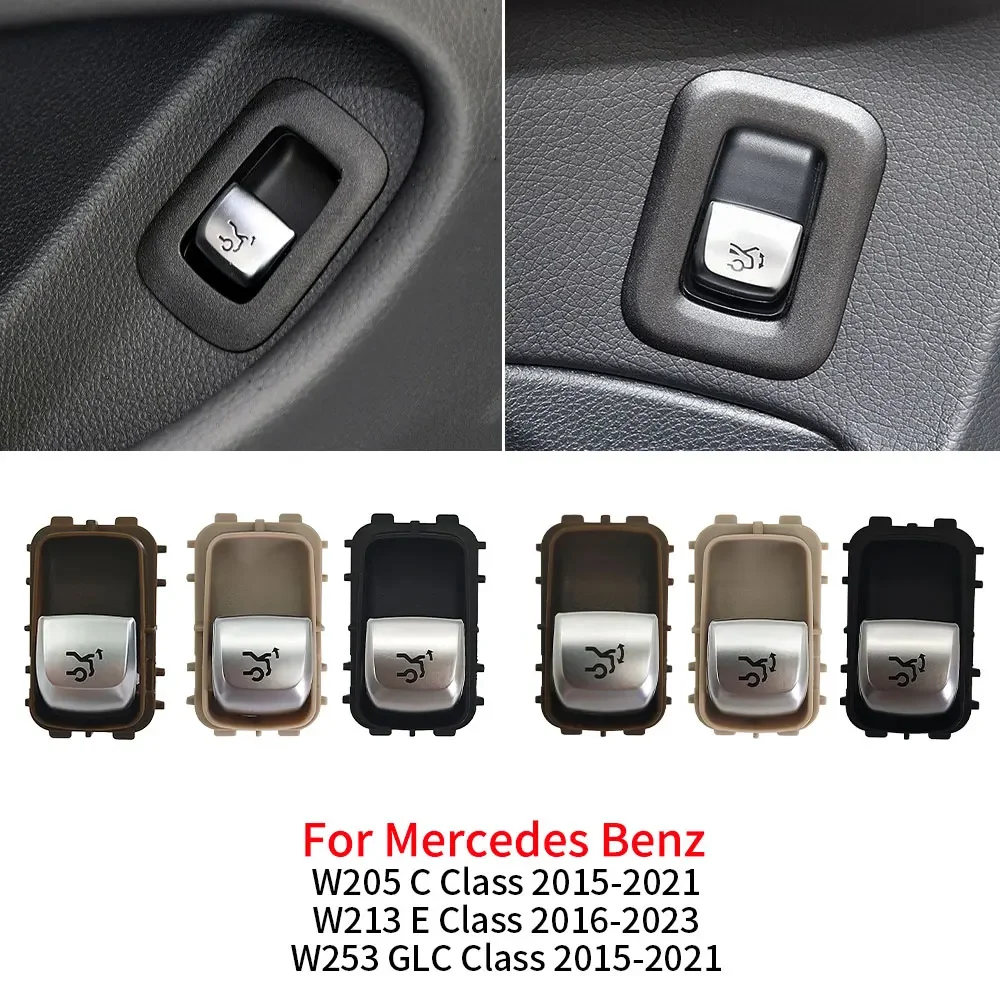 

For Mercedes C E S GLC Class Car Trunk Unlock Release Switch Button Cover Accessory For Benz W205 W213 W222 W253 2229052303