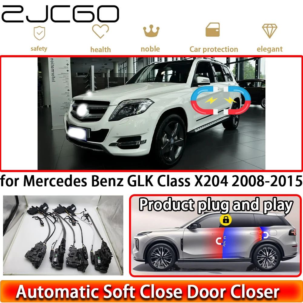 

for Mercedes Benz GLK Class X204 2008-2015 Soft Close Door Kit Power Closing Latch System Auto Pull Door Easy Close Plug & Play