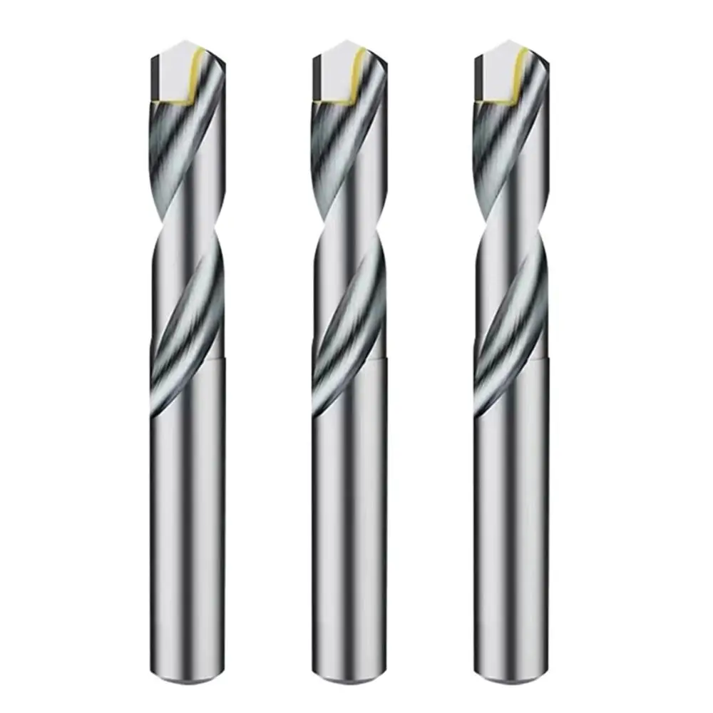 

Hard Carbide Drill Bits Cemented Carbide Silver Metalworking Bit Hole Cutter Stainless Steel
