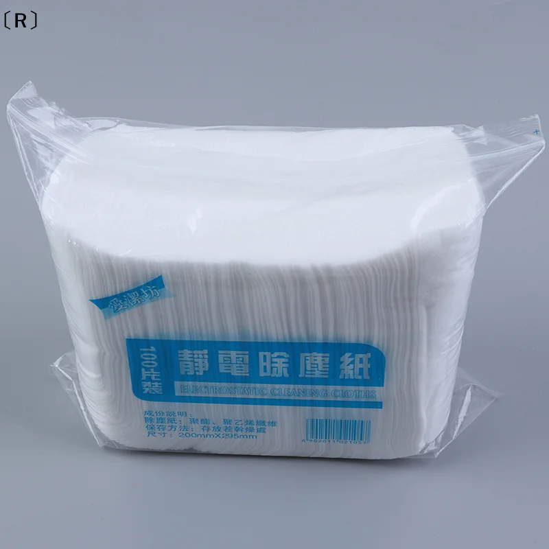 〔R〕100pcs Disposable Electrostatic Dust Removal Mop Paper Home Cleaning Cloth〔Winter2〕