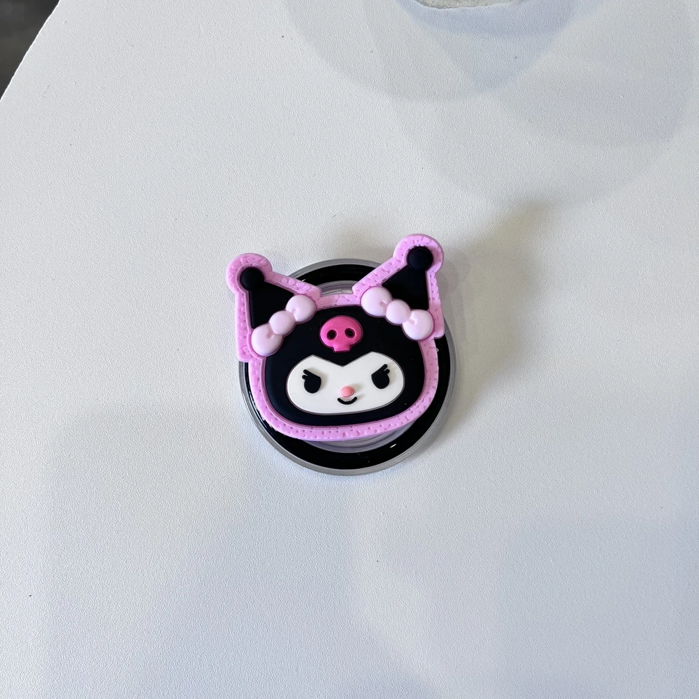 

Милый магнитный держатель Sanrio Kuromi My Melody Griptok, подставка для телефона, держатель для iPhone, Samsung, Magsafe, Smart Tok