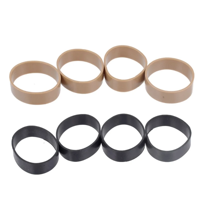 4Pcs/pack Tactic Rubber Bands Heavy Duty Rubber Rings Bands Black Outdoor Bands