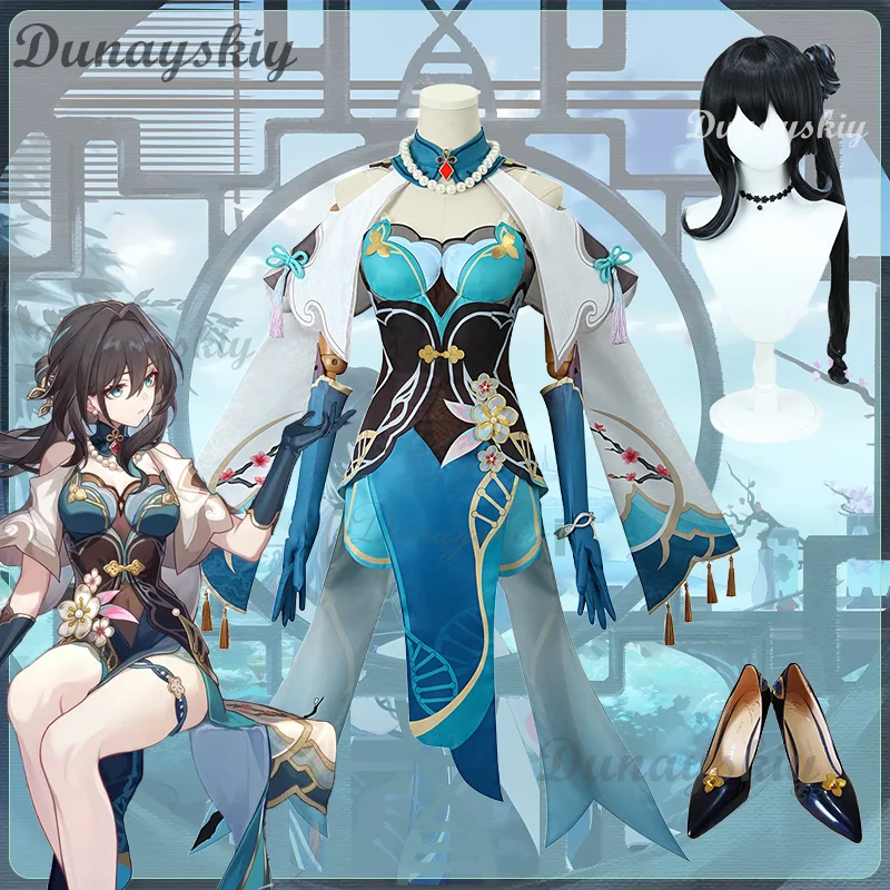 

Honkai Star Rail Ruan Mei косплей парик обувь аксессуары женские Comic-con ролевые игры Хэллоуин карнавальный наряд