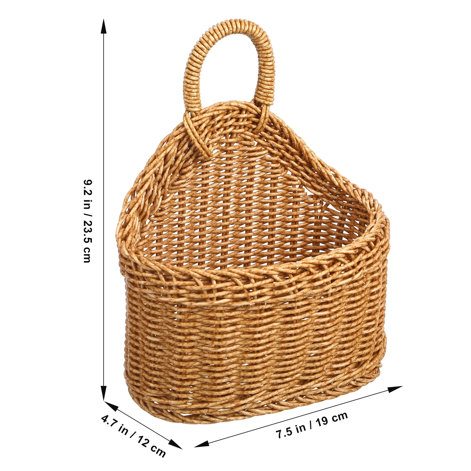 Bookmark Craft Storage Basket Hanging Vegetable Baskets for Kitchen Decorate Tassel