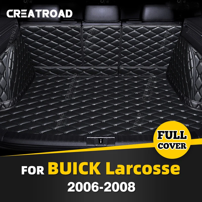 

Auto Full Coverage Trunk Mat For Buick Larcosse 2006-2008 07 Car Boot Cover Pad Cargo Liner Interior Protector Accessories