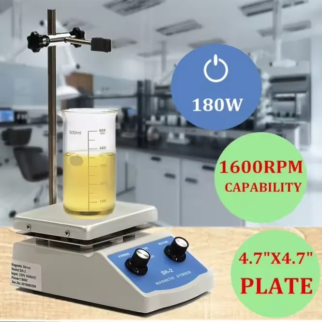 SH-2 Hot Plate Magnetic Stirrer Dual Control Machine Stirrer