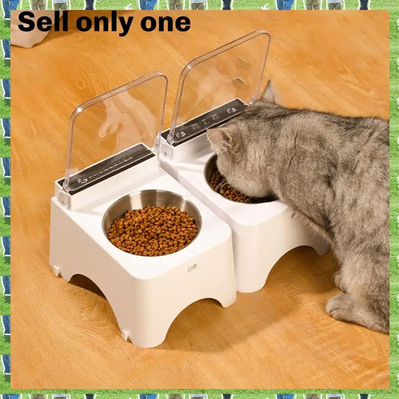 

FTS Smart Cat Bowl With Infrared Sensor Automatic Lid - Anti-Mouse Pet Feeder For Cats And Dogs Food Dispenser
