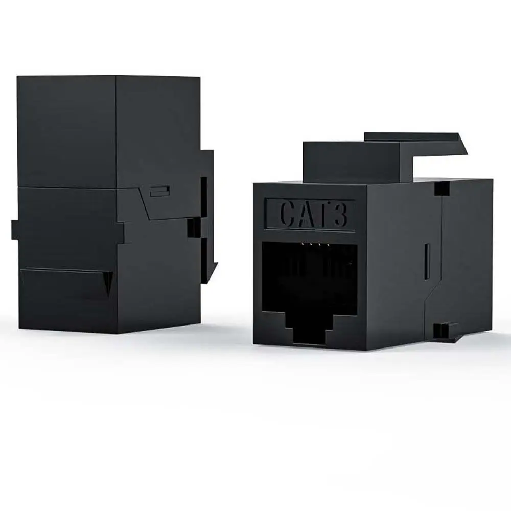 Головка RJ11 CAT3 Telecom Jack Разъемы сетевого кабеля Прямой телефонный модуль Разъем удлинителя RJ11 Разъем RJ11