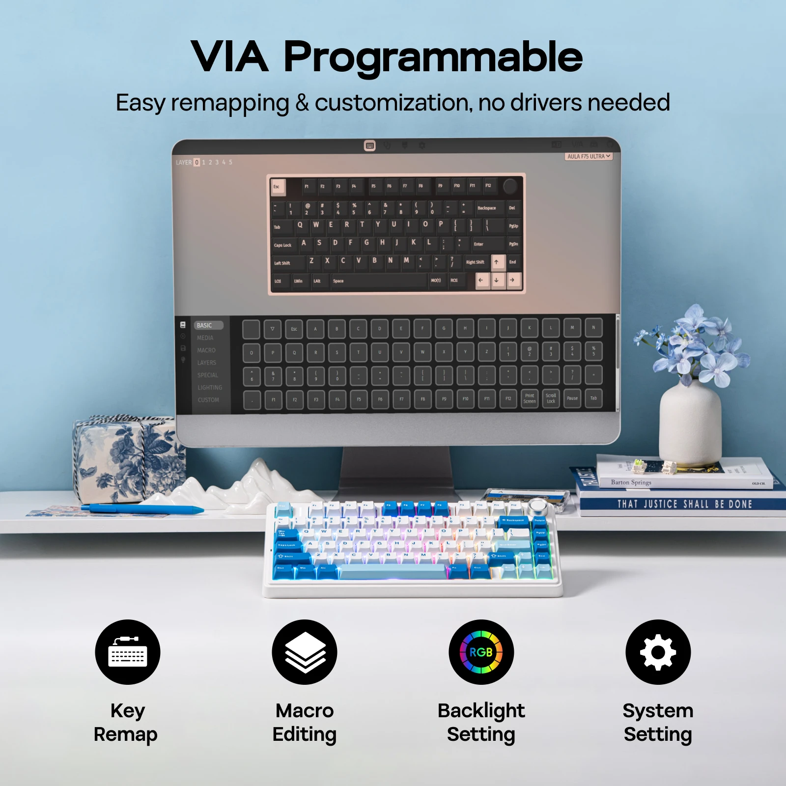 EPOMAKER X AULA F75 Ultra 75% - Pc Gaming Qwerty review and price