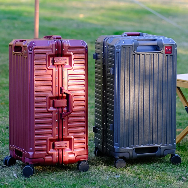 Valise à roulettes Bergame pour filles, bagage multifonction, cadre d'infraction, boîte d'embarquement, haut de gamme, grande capacité, 30 po, 20 po