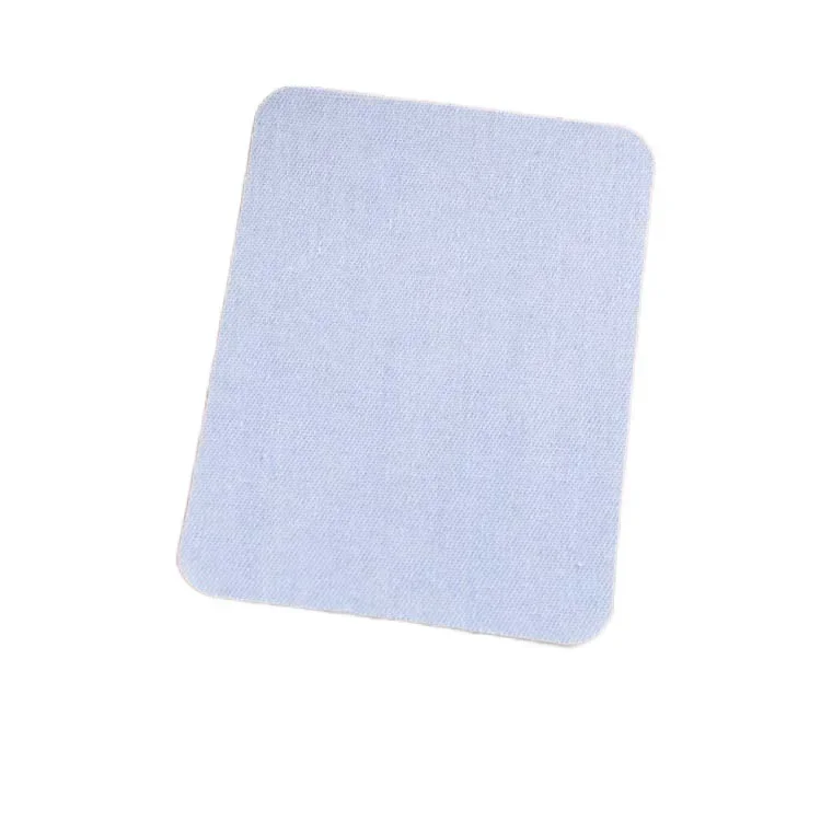 Thickened Denim Fabric Rectangular Iron on Patches for Clothing Dark Blue DIY Sewing Pieces Jeans Jackets Holes Stitching Cover