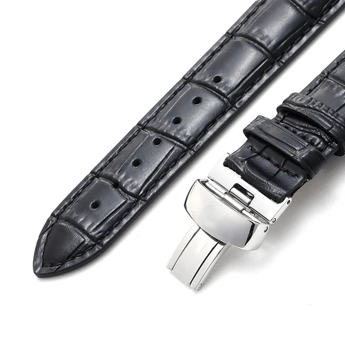 Imagen 2 del producto Correa de reloj de cuero genuino para Tissot Le Locle T41 T006 PRC200, correa de reloj de 18, 19, 20, 22mm, pulsera de muñeca 1853, envío gratis