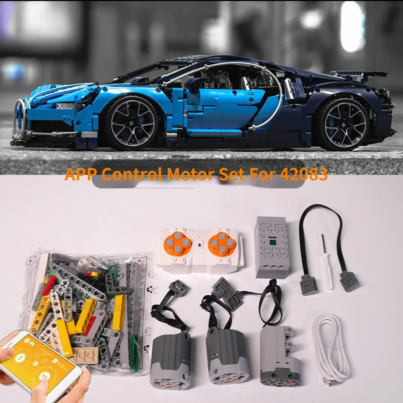 

NO Bricks Car APP Control Motor Set for 911 RSR 42096