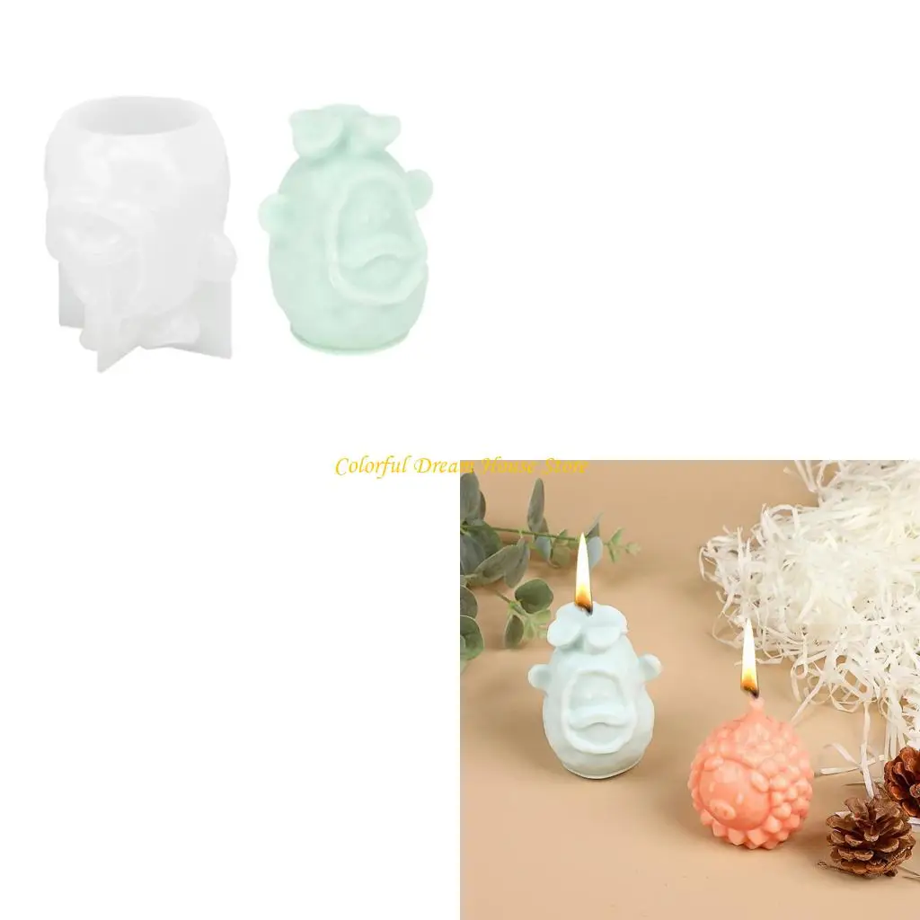 

J7JB Pig Silicone Accessory Mold for Custom and Scented Plaster Designs