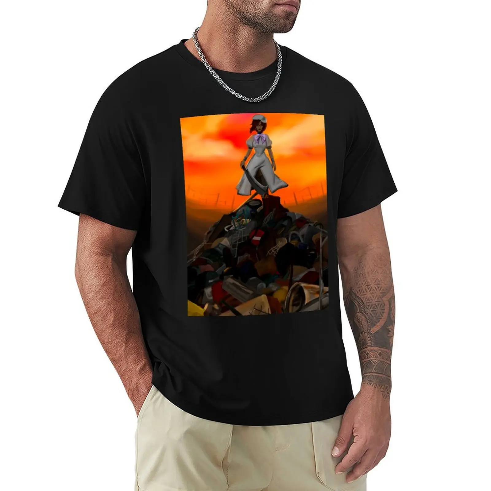 

Ryuugu Rena Higurashi No Naku Koro Ni T-Shirt Blouse customs mens cotton t shirts