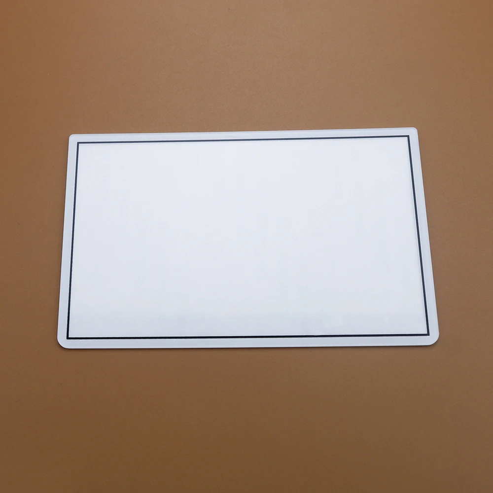 1 Stück Ersatz-Oberer Frontbildschirmrahmen Linsenabdeckung LCD-Bildschirm für 3DS XL LL New 3DSXL 3DSLL Kunststoff- & Glaslinse