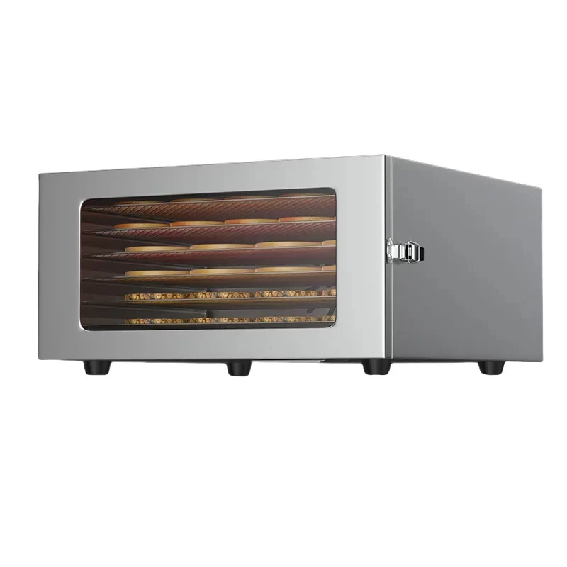6-Tier High-Capacity Home Food Dehydrator, 220V Stainless Steel Fruit Dryer, DIY Pet Treats, Fruit, Vegetable, and Meat Dehydrat view 3