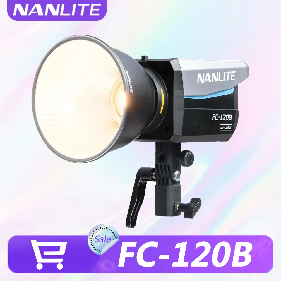 

Nanlite FC-120B 2700-6500K Двухцветный видеосвет для камеры, студийной фотографии, заполняющий свет с 12 специальными эффектами CRI 96 TLCI 98