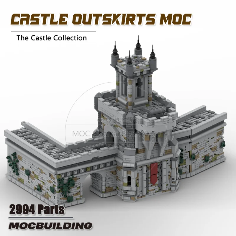 

Famous Building Castle Outskirts MOC Building Blocks Architecture Technology Bricks Assembly Collection Display Model Toys Gifts