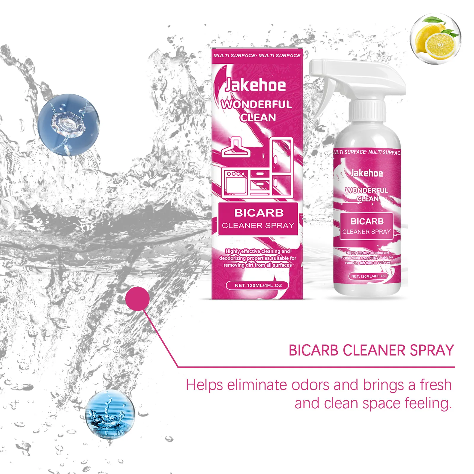 Semprotan Pembersih Soda Kue, - Kitchen Cleaner Baking Soda ulasan dan harga